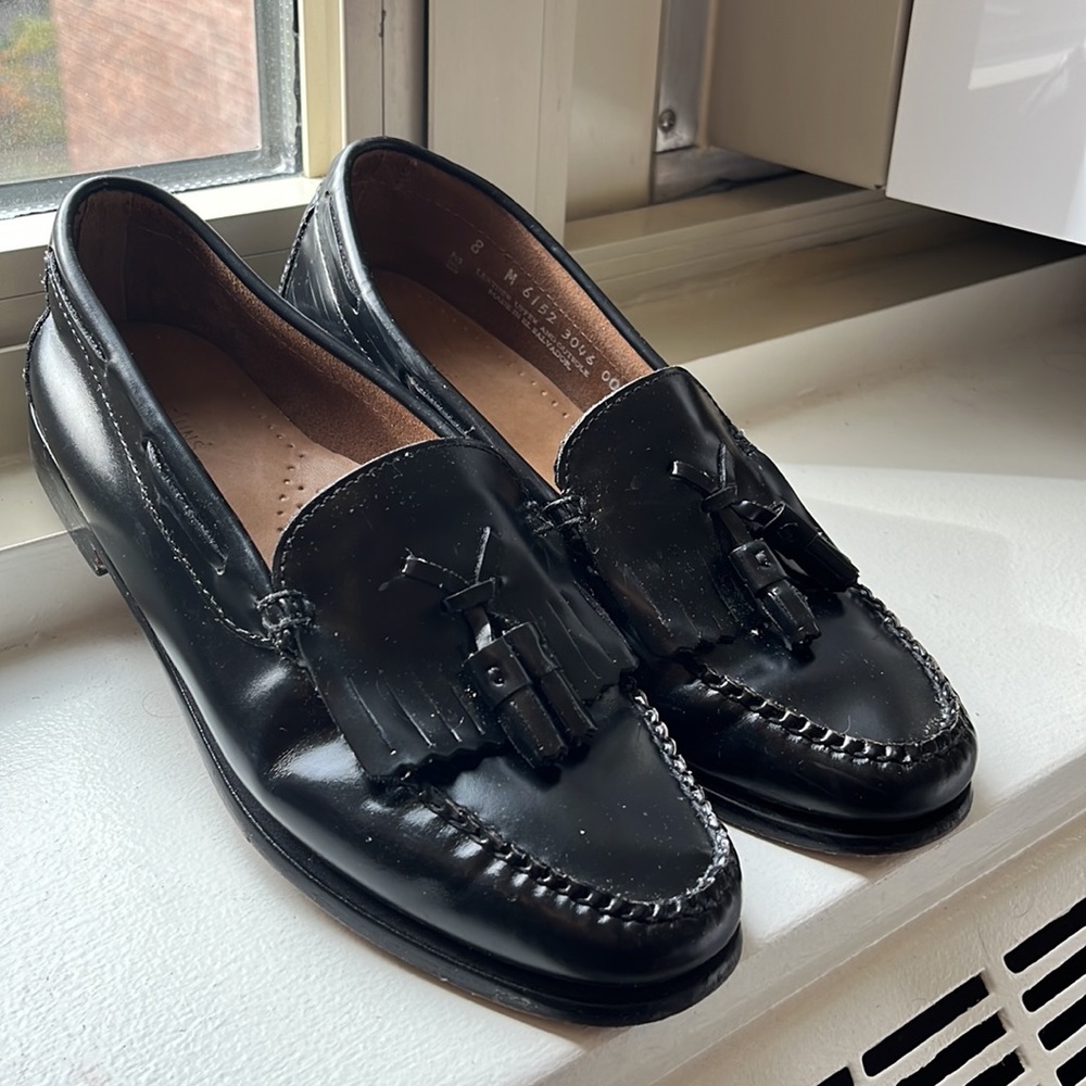 Weejun black penny loafers